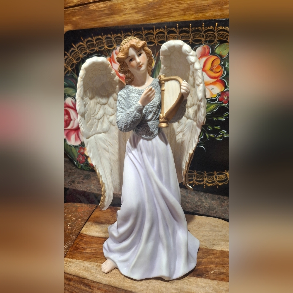 Ceramic Music Box Angel